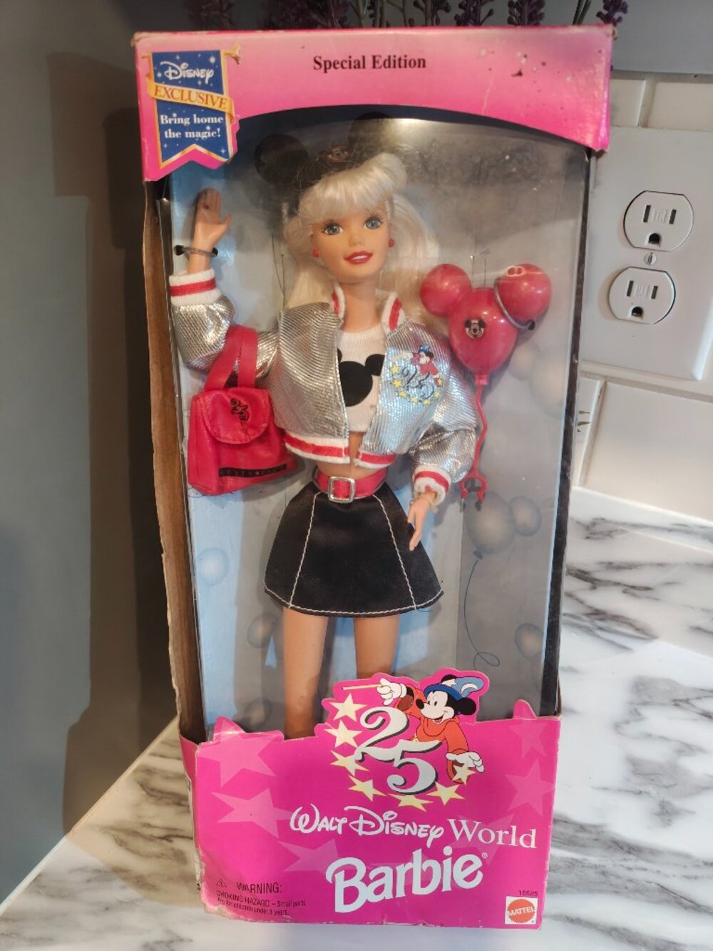 1996 Walt Disney World 25th Anniversary Barbie Special Edition #16525 NIB